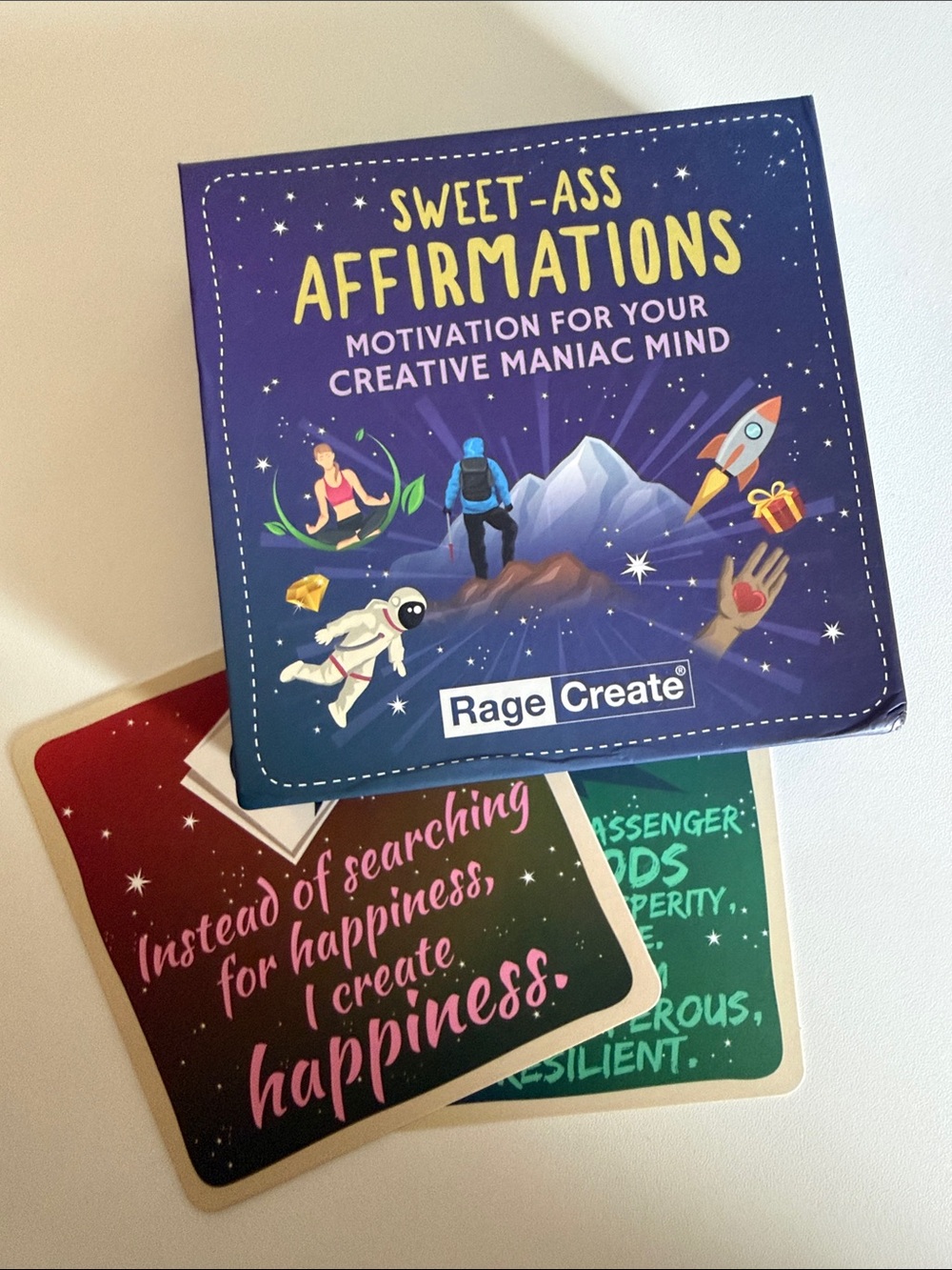 Sweet-Ass Affirmations Deck by Rage Create